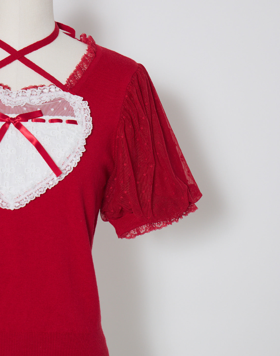 トップス Mellfy memory My love heart puff tops My love heart puff tops – mellfy memory