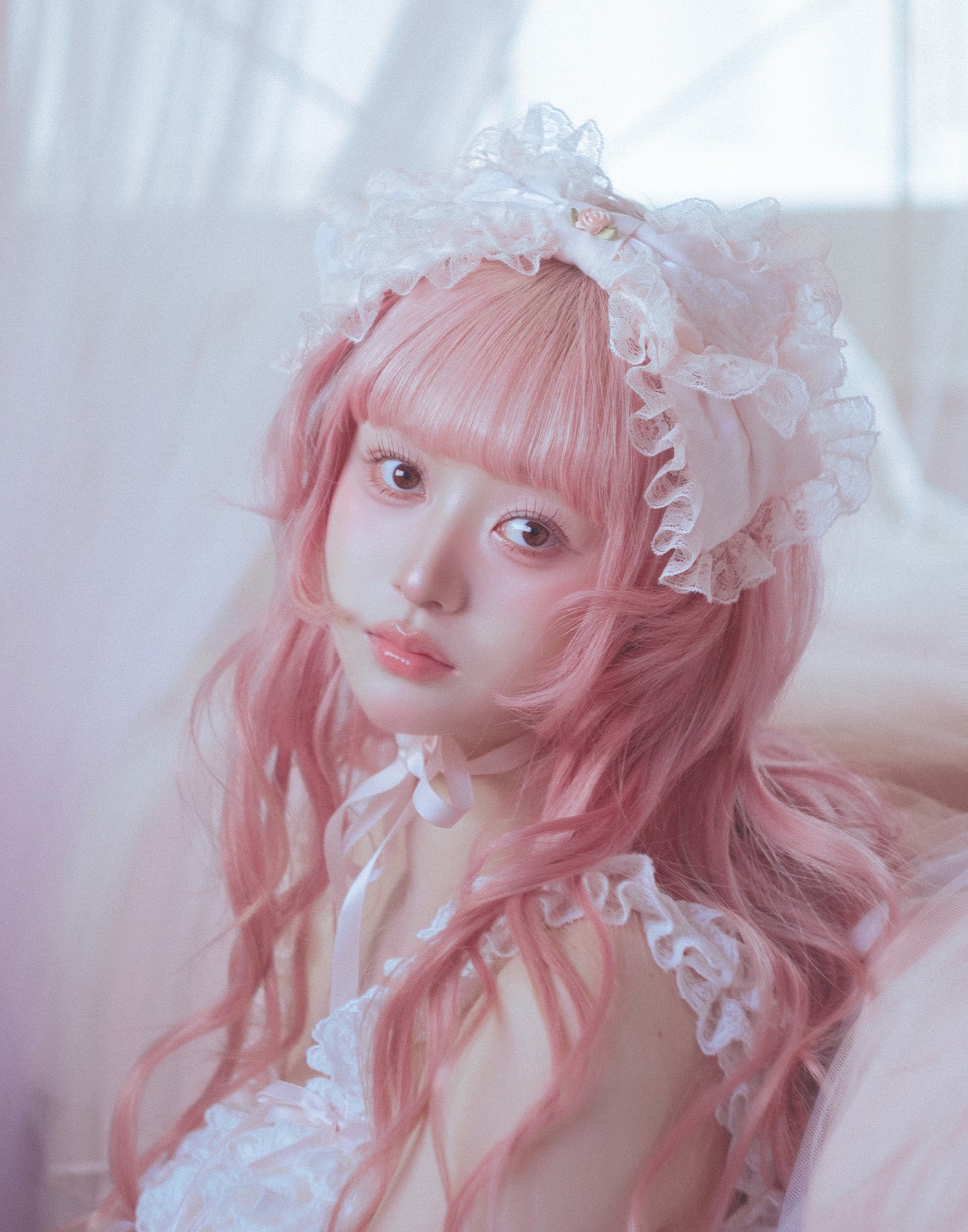 rosey ribbon head dress／Fiorforte – mellfy memory