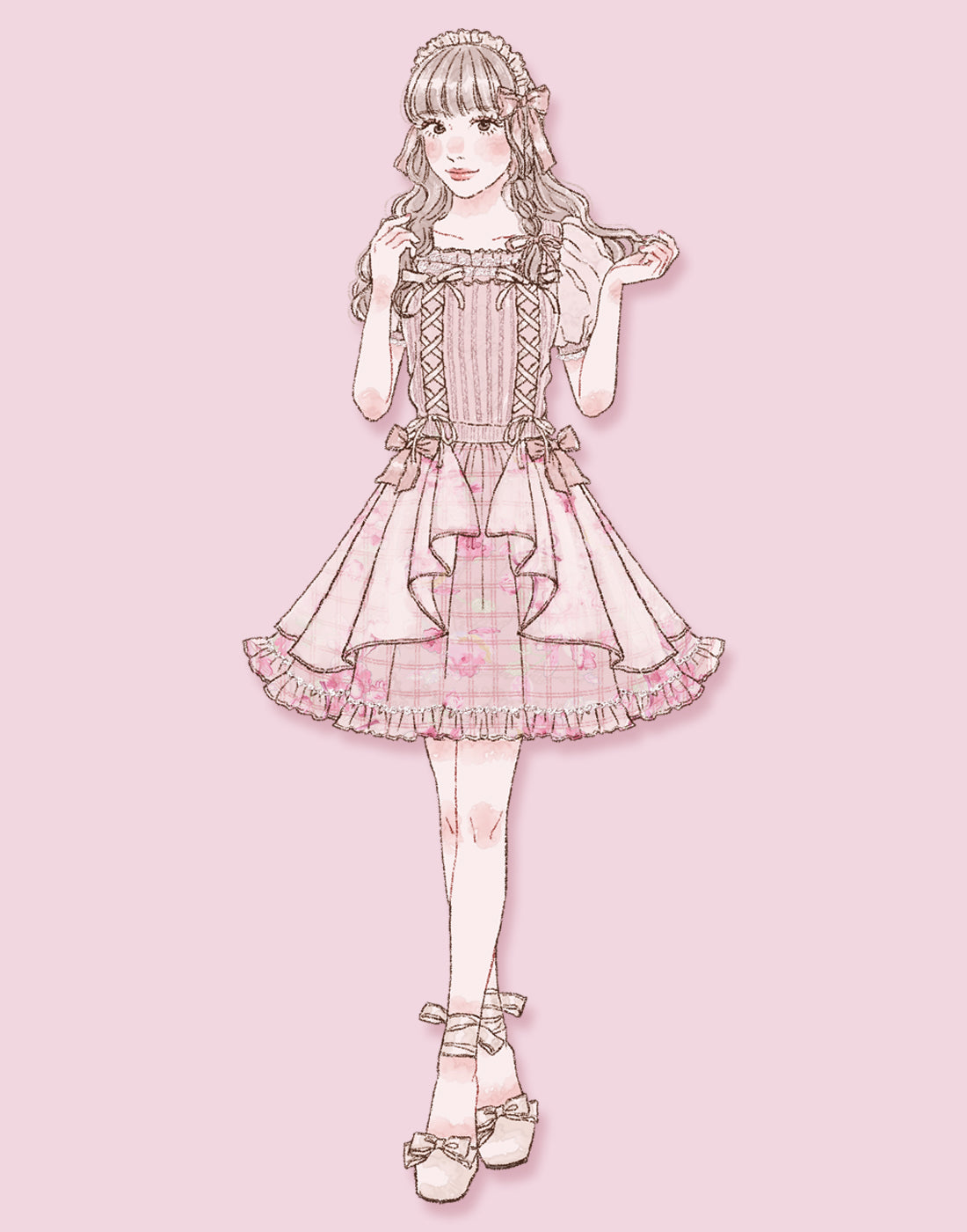 【5月発送】Sweet fragrance dollスカート