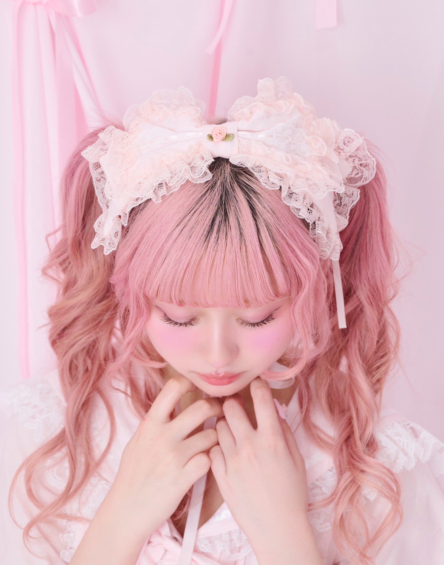 rosey ribbon head dress／Fiorforte – mellfy memory