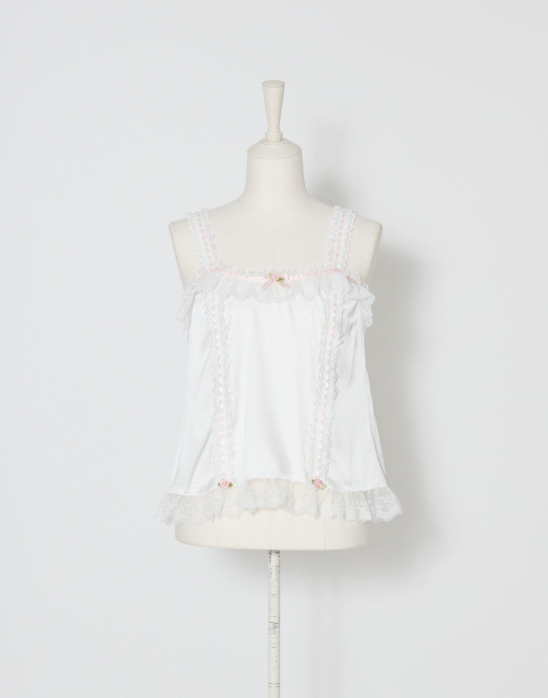 メルフィメモリーPetitrosesatin camisoleFiorforte Petit rose satin camisole – mellfy memory