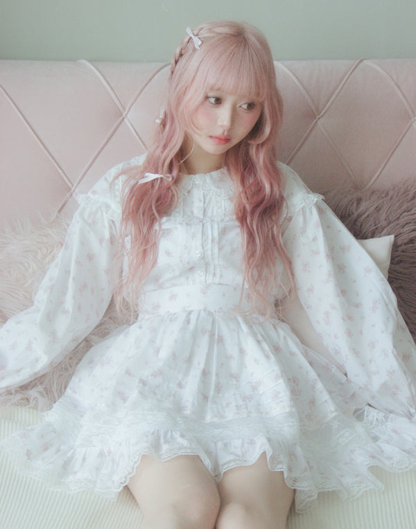vintage lace blouse／Fiorforte