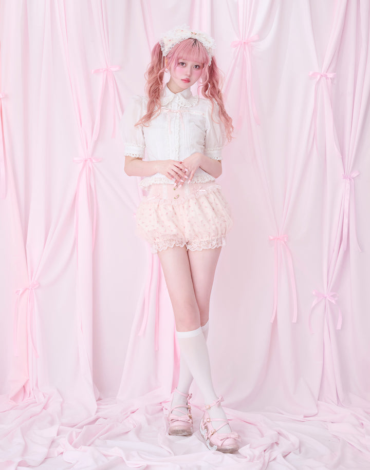 pintuck race blouse／Fiorforte – mellfy memory