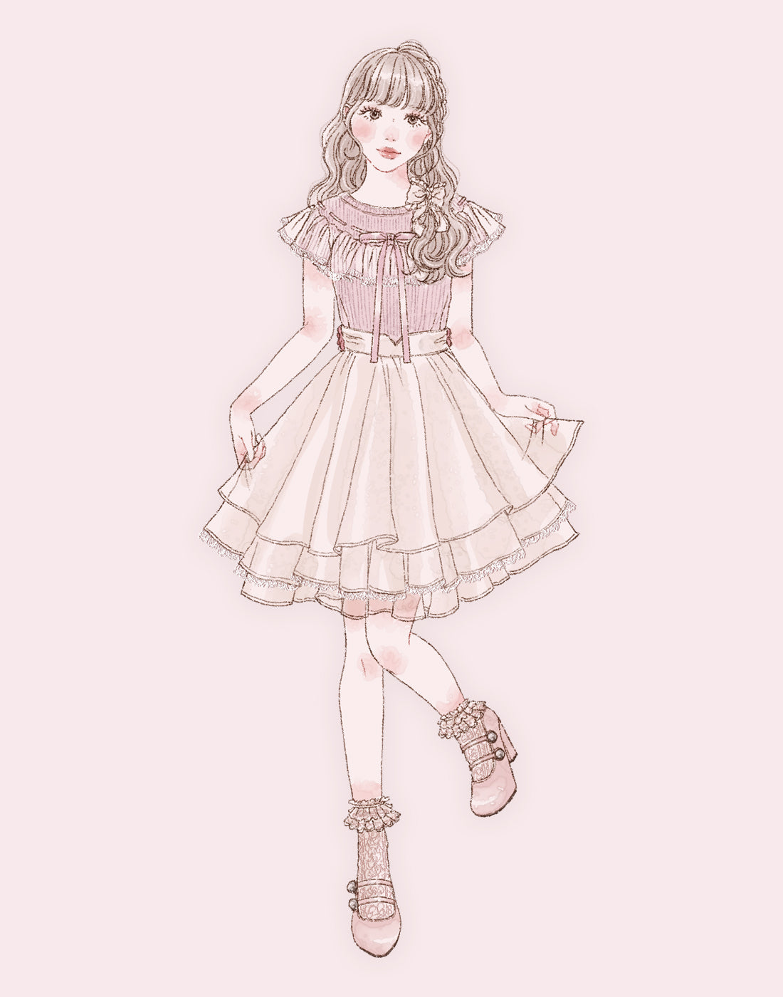 Fairy dress up sheer スカート – mellfy memory