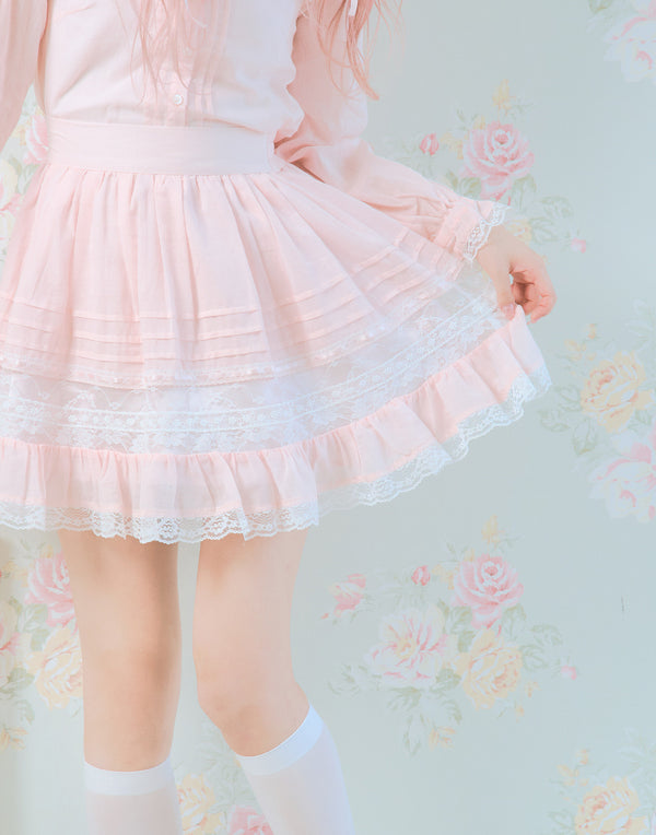 vintage lace skirt／Fiorforte