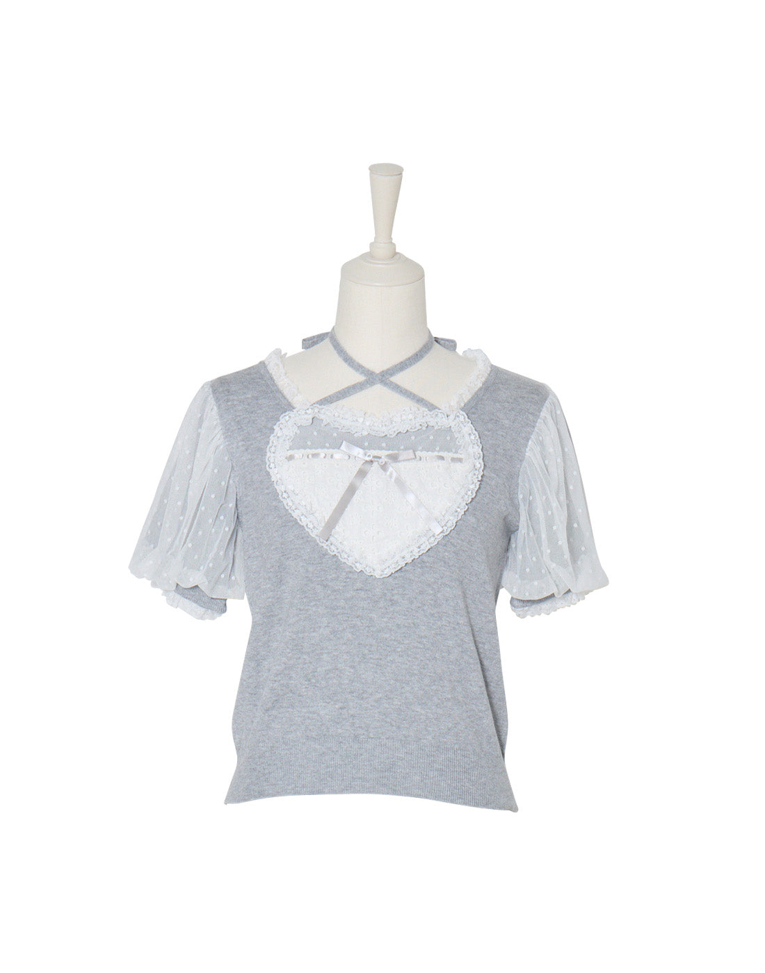 トップス Mellfy memory My love heart puff tops My love heart puff tops – mellfy memory