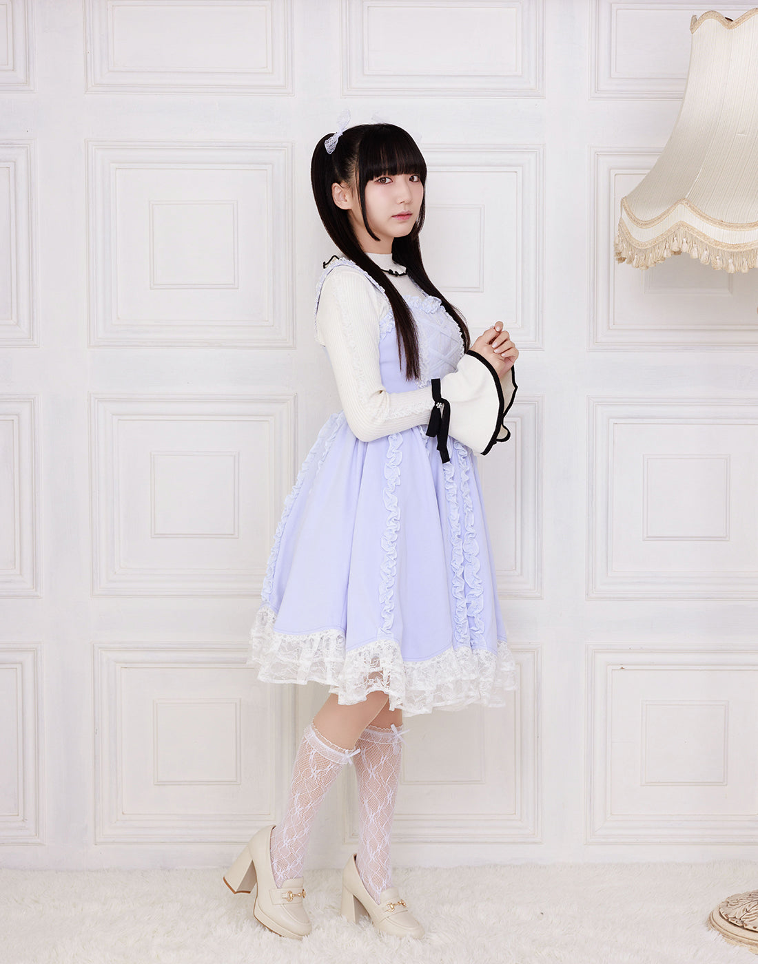 【10月発送】Lace up corset princess girl ワンピース