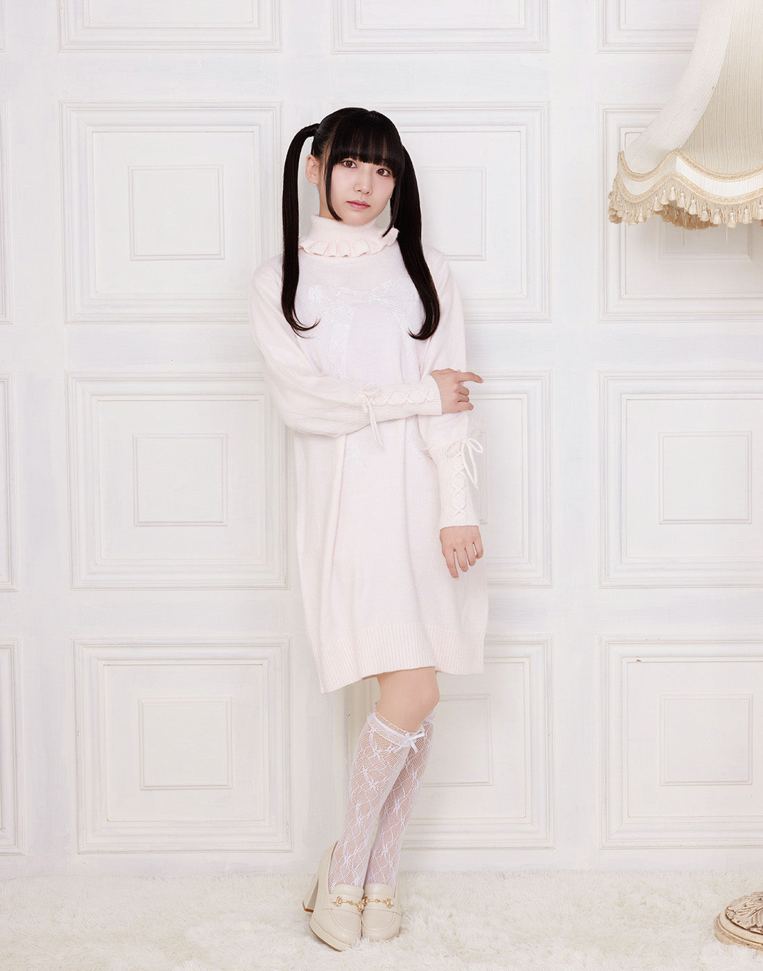 【10月発送】Beloved ribbon knit ワンピース