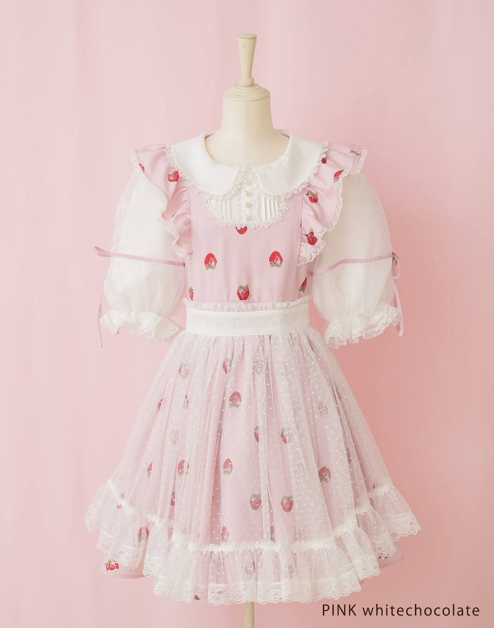 Little Bunny 暗い Strawberry ワンピース