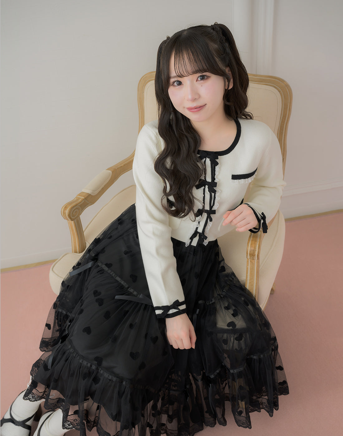 Dreamy heart tulle スカート