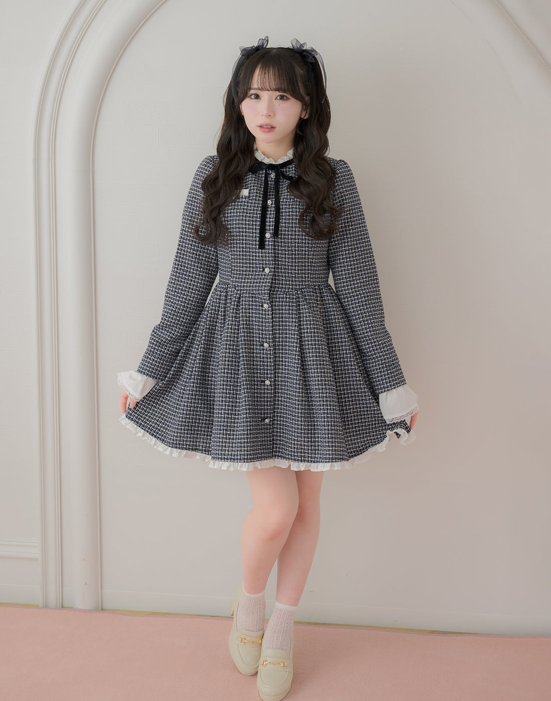 Love and classy tweed ワンピース