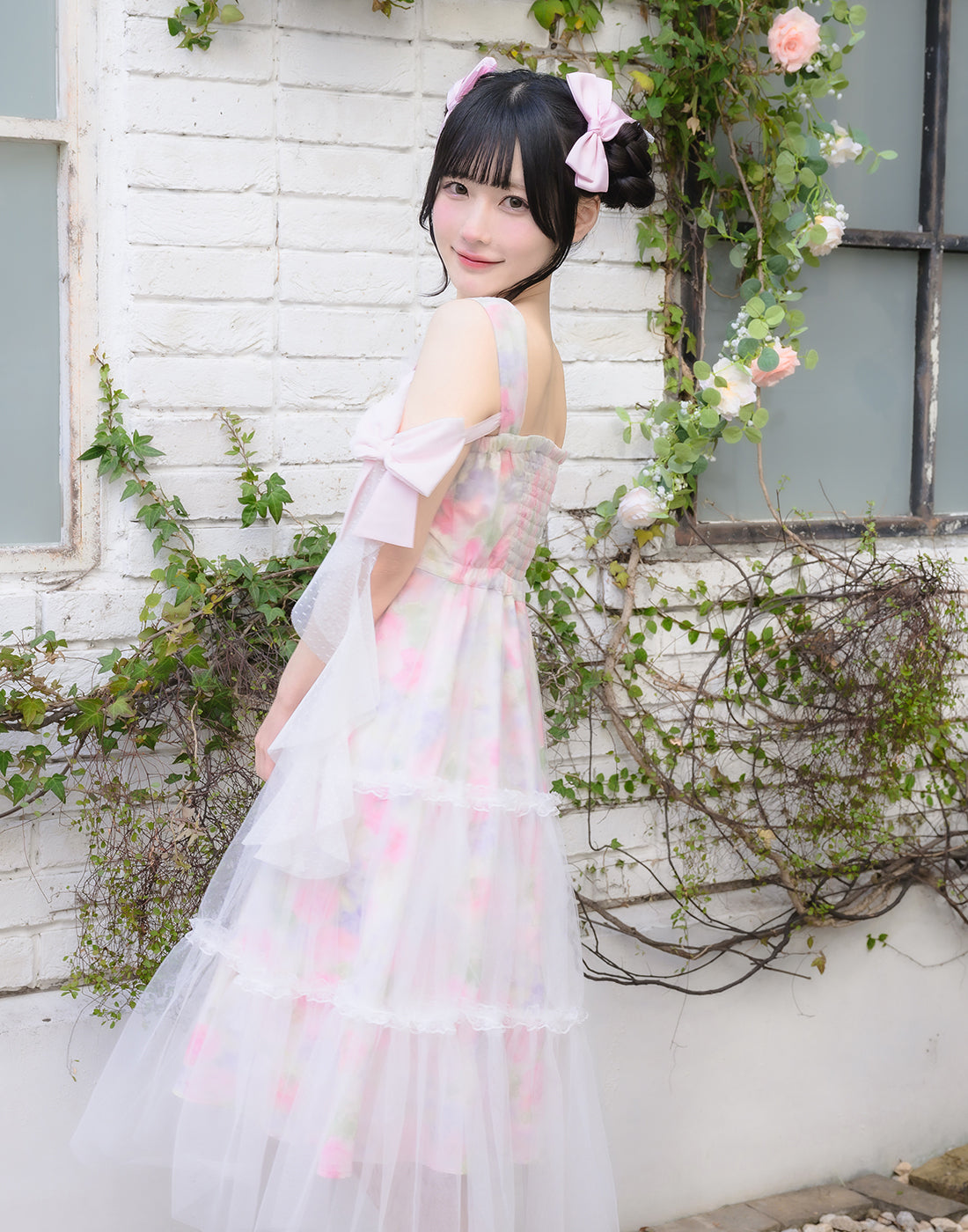 ワンピース mellfy memory angel playful tulle dress Angel Playful tulle dress – mellfy memory