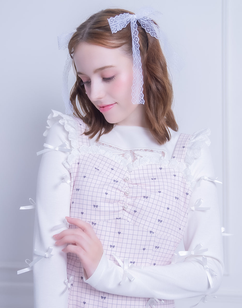 Heart arrowジャンパースカートワンピース／ Lolime（Mサイズ・LL  