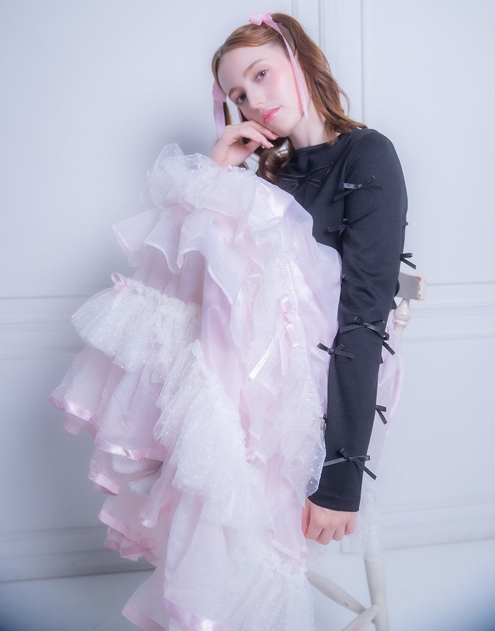 fluffy lace スカート／ Lolime（Mサイズ・LLサイズ展開） – mellfy memory
