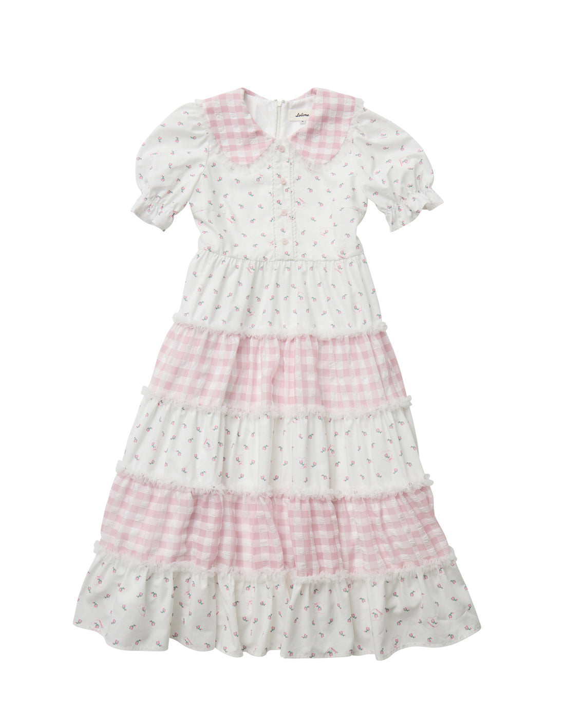 glowly petite floral dress／Lolime（Mサイズ・LLサイズ展開