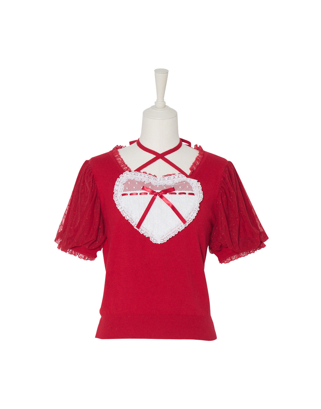 トップス Mellfy memory My love heart puff tops My love heart puff tops – mellfy memory