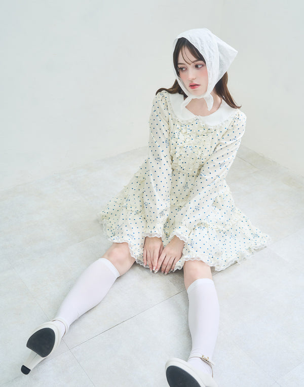 【9月2日(火)12時発売開始】angel bunny frill mini dress／Lolime（Mサイズ・LLサイズ展開）