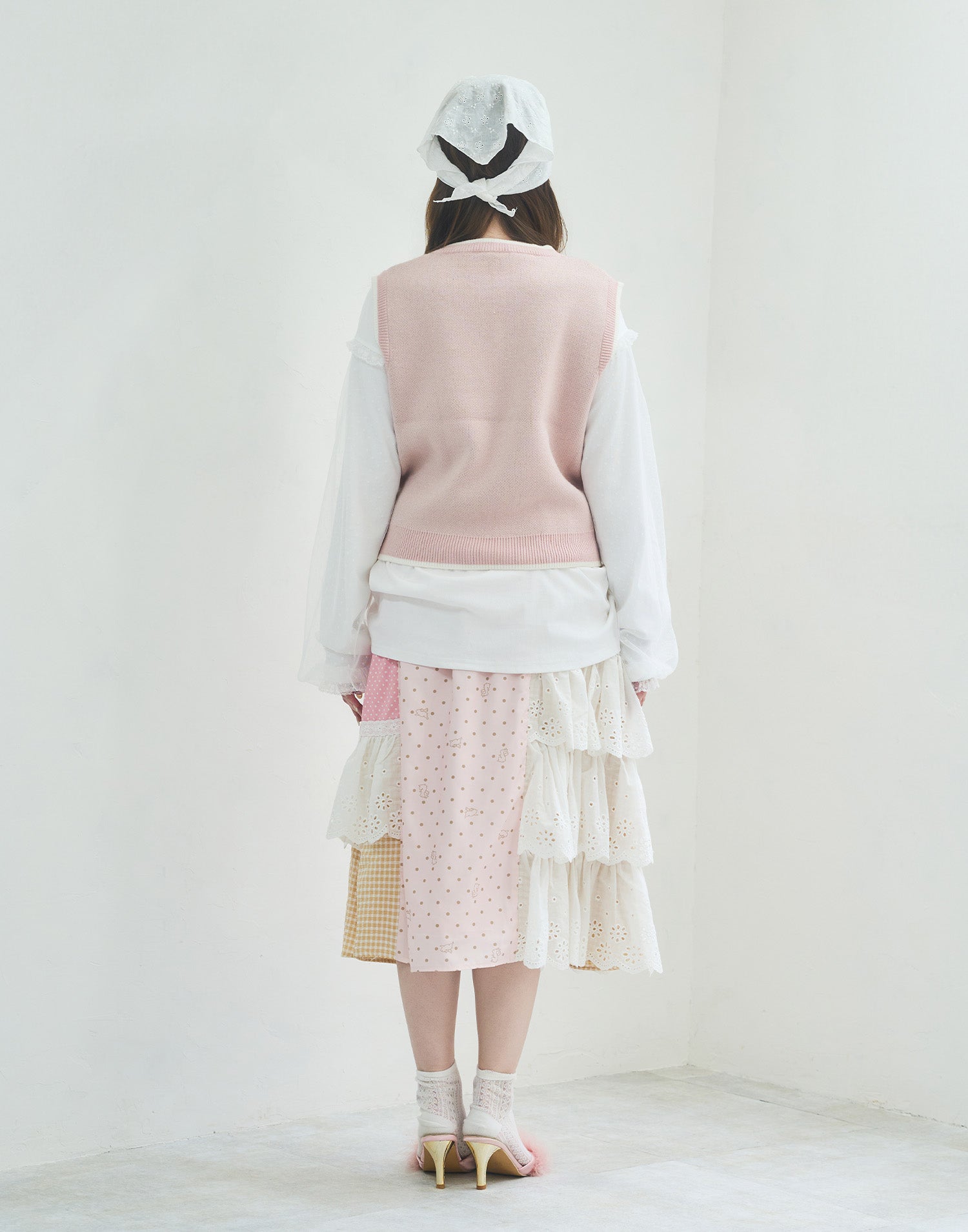 ■メルリ■　ハンドメイド商品 Princess Melody】2段チュール重ねフリルスカパン - ブラック