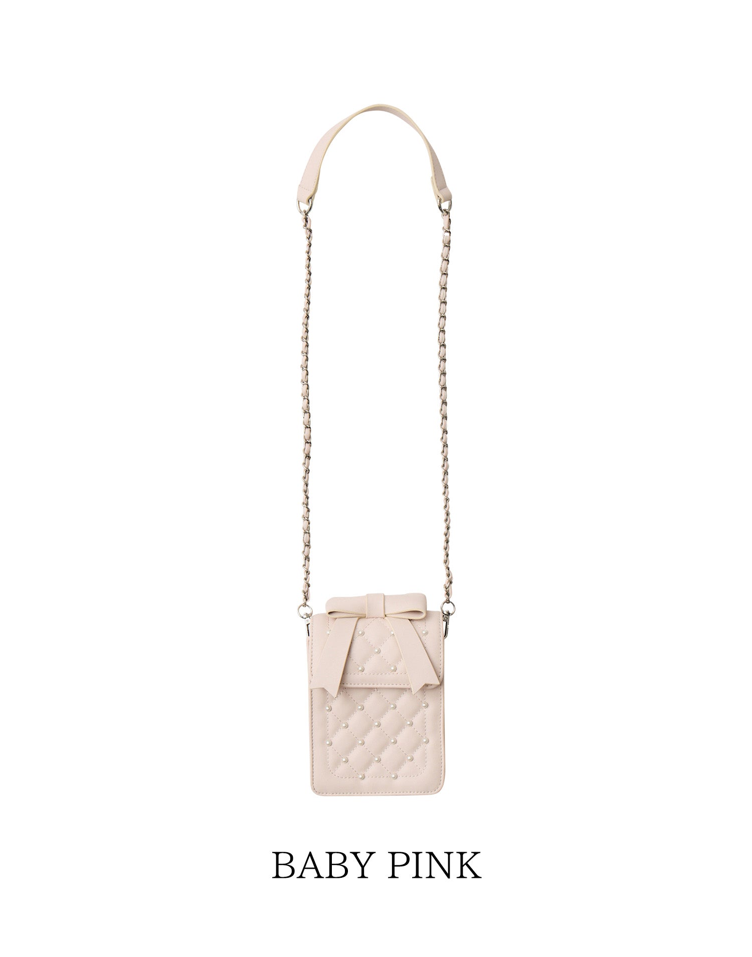 mellfy memory ショルダーバッグ BABYPINK Eternity Love Ribbon pochette – mellfy memory