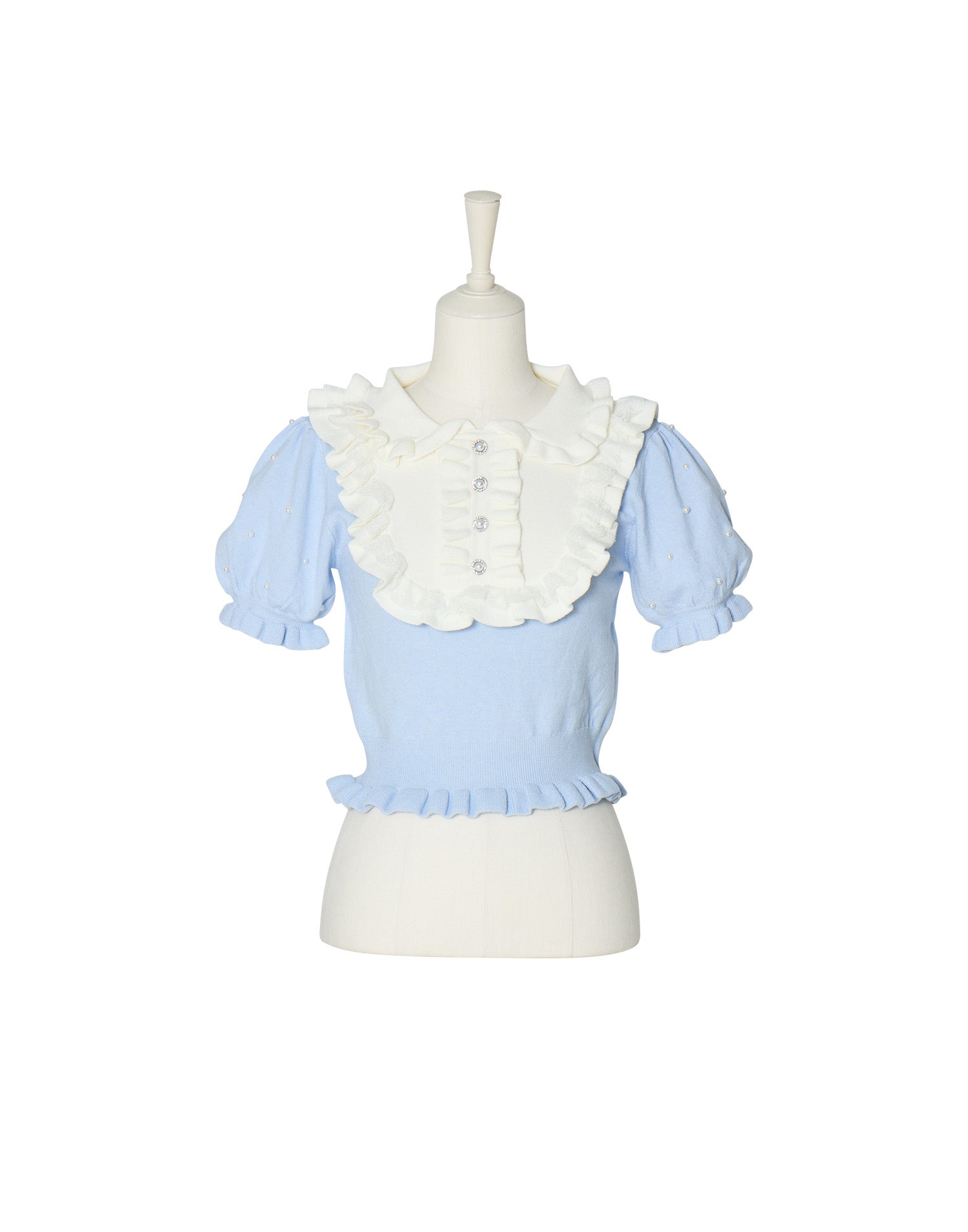 babylclub Dolly frill top トップス Dolly frill knit tops – mellfy memory