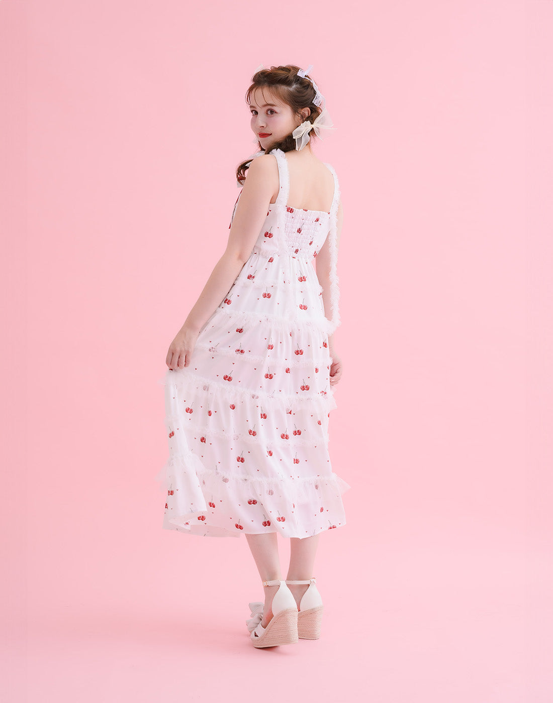 Sweet cherry long ワンピース – mellfy memory