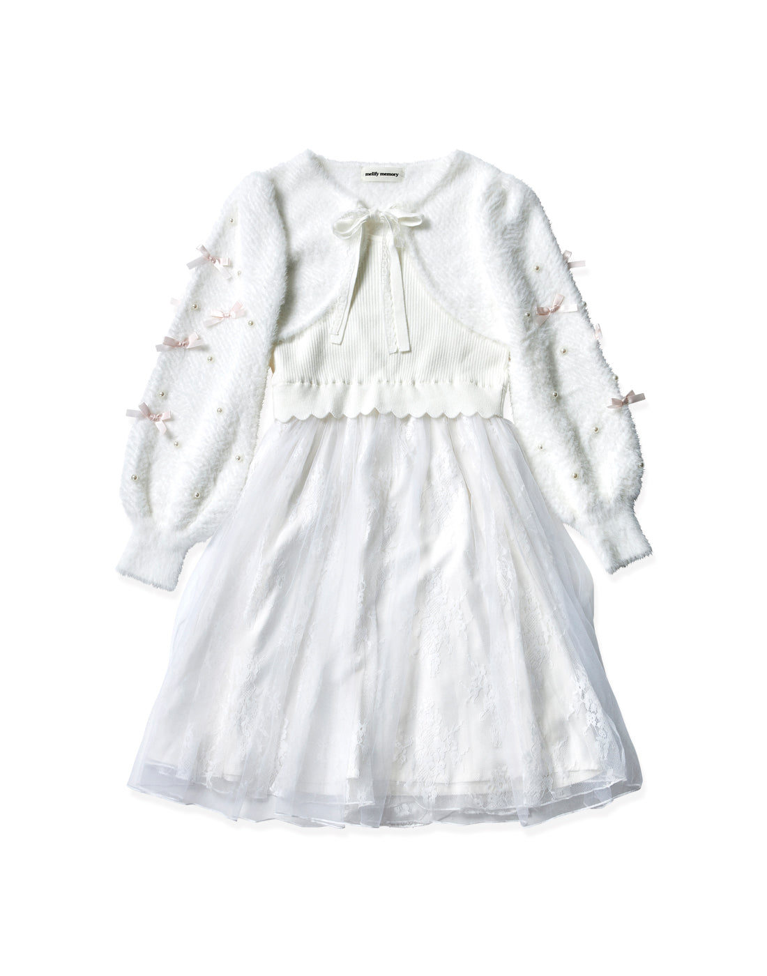 Melty fluffy knit ワンピース – mellfy memory