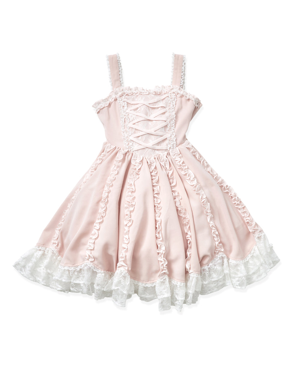 Lace up corset princess girl ワンピース – mellfy memory Lace up corset princess girl ワンピース