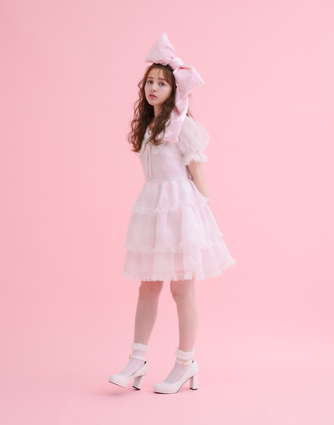 Fairy gingham tiered doll ワンピース – mellfy memory