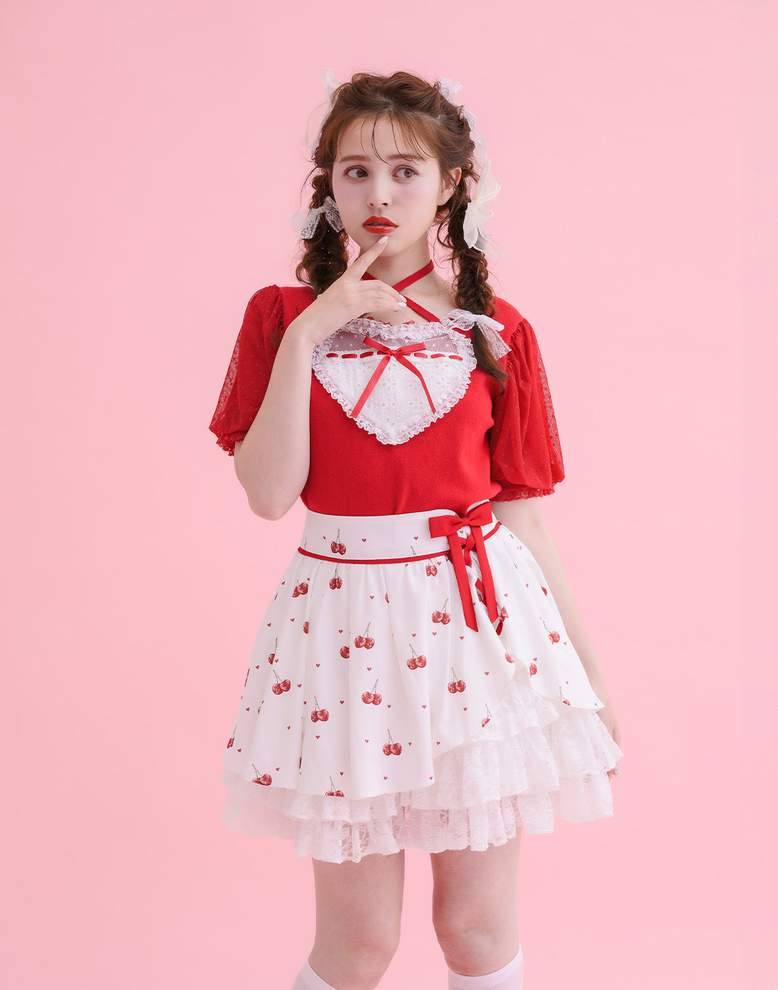 トップス Mellfy memory My love heart puff tops My love heart puff tops – mellfy memory