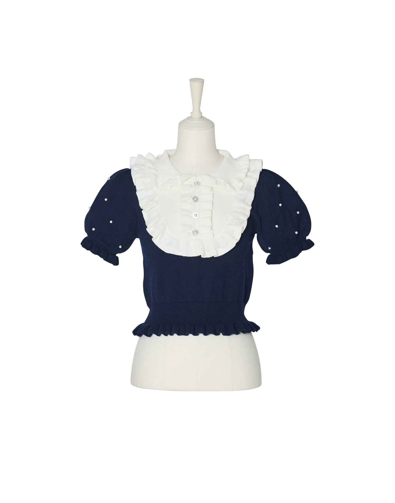 Dolly frill knit tops – mellfy memory