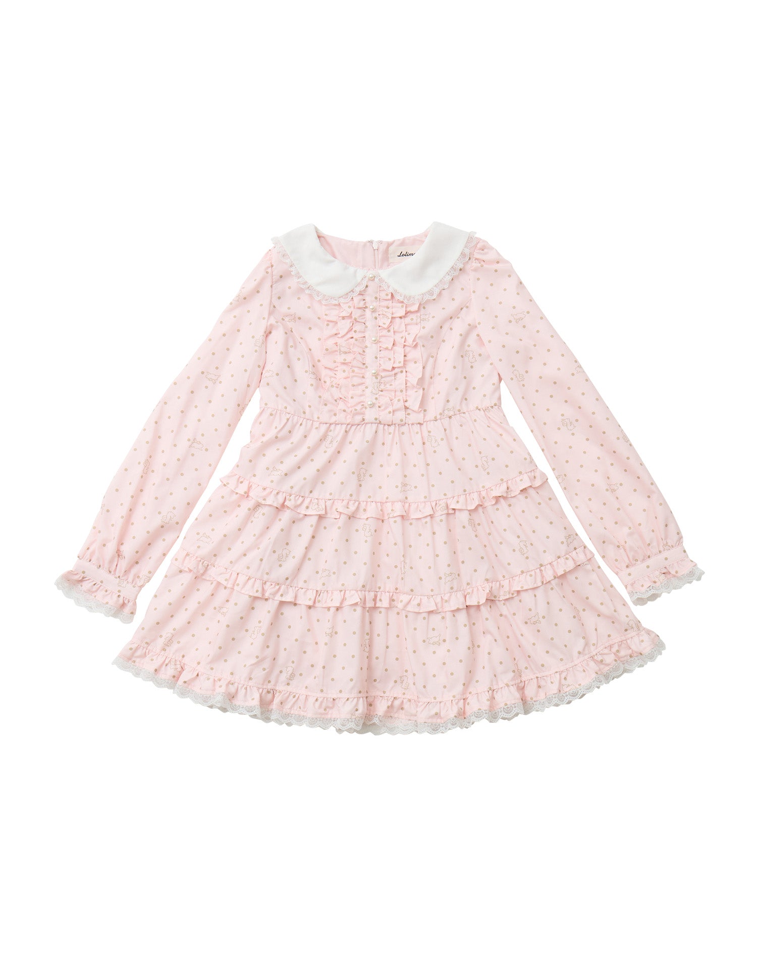 angel bunny frill mini dress／Lolime（Mサイズ・LLサイズ展開