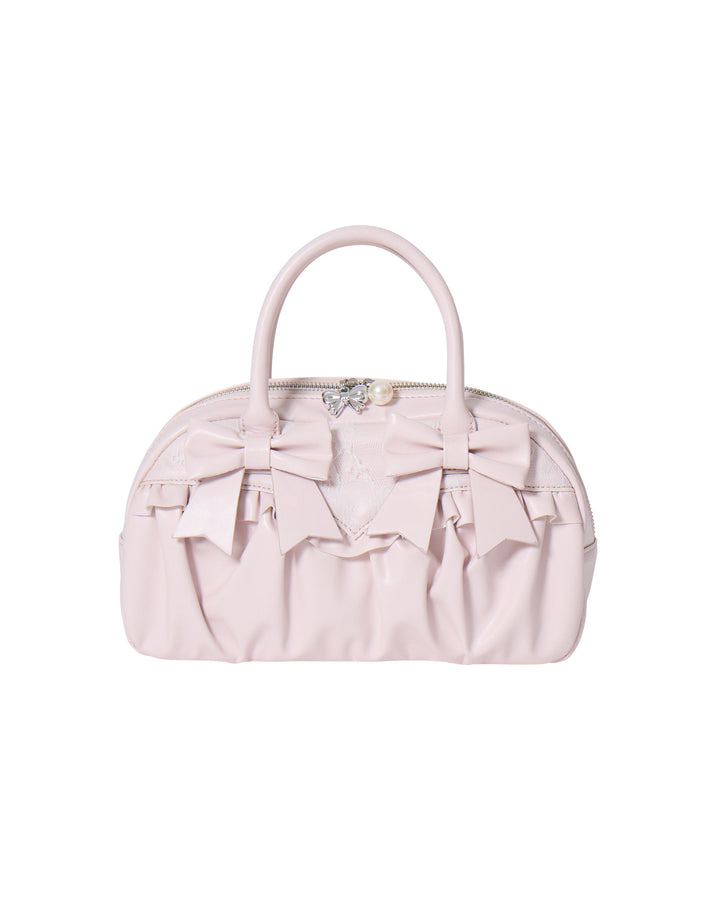 lacy ribbon boston bag – mellfy memory