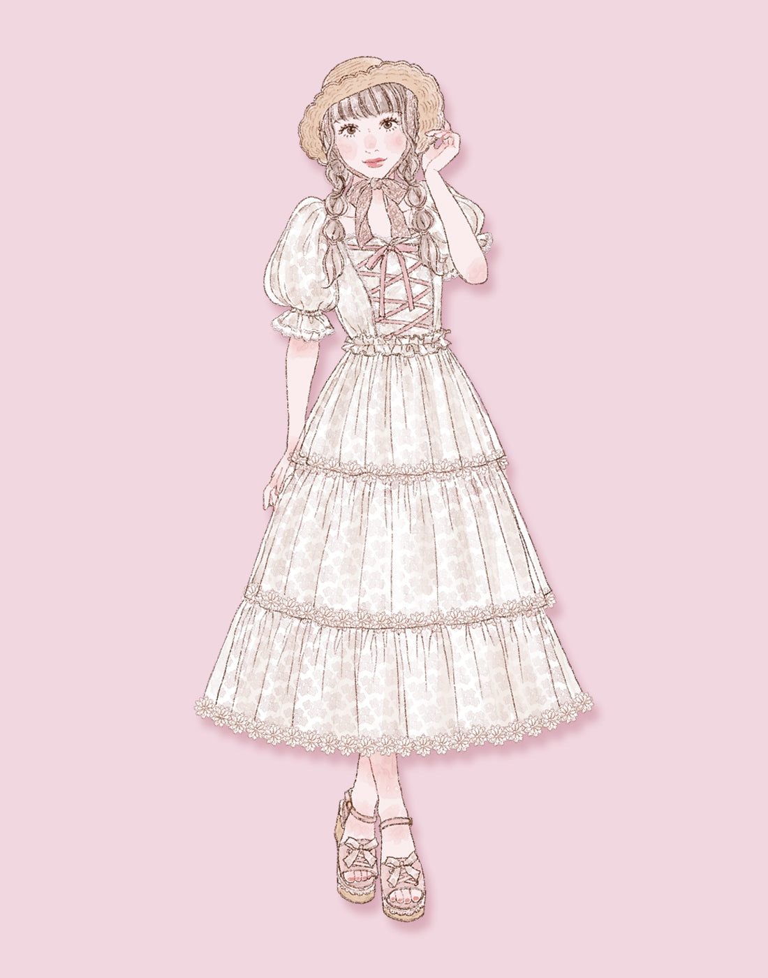 Fairy Dress up laceワンピース – mellfy memory