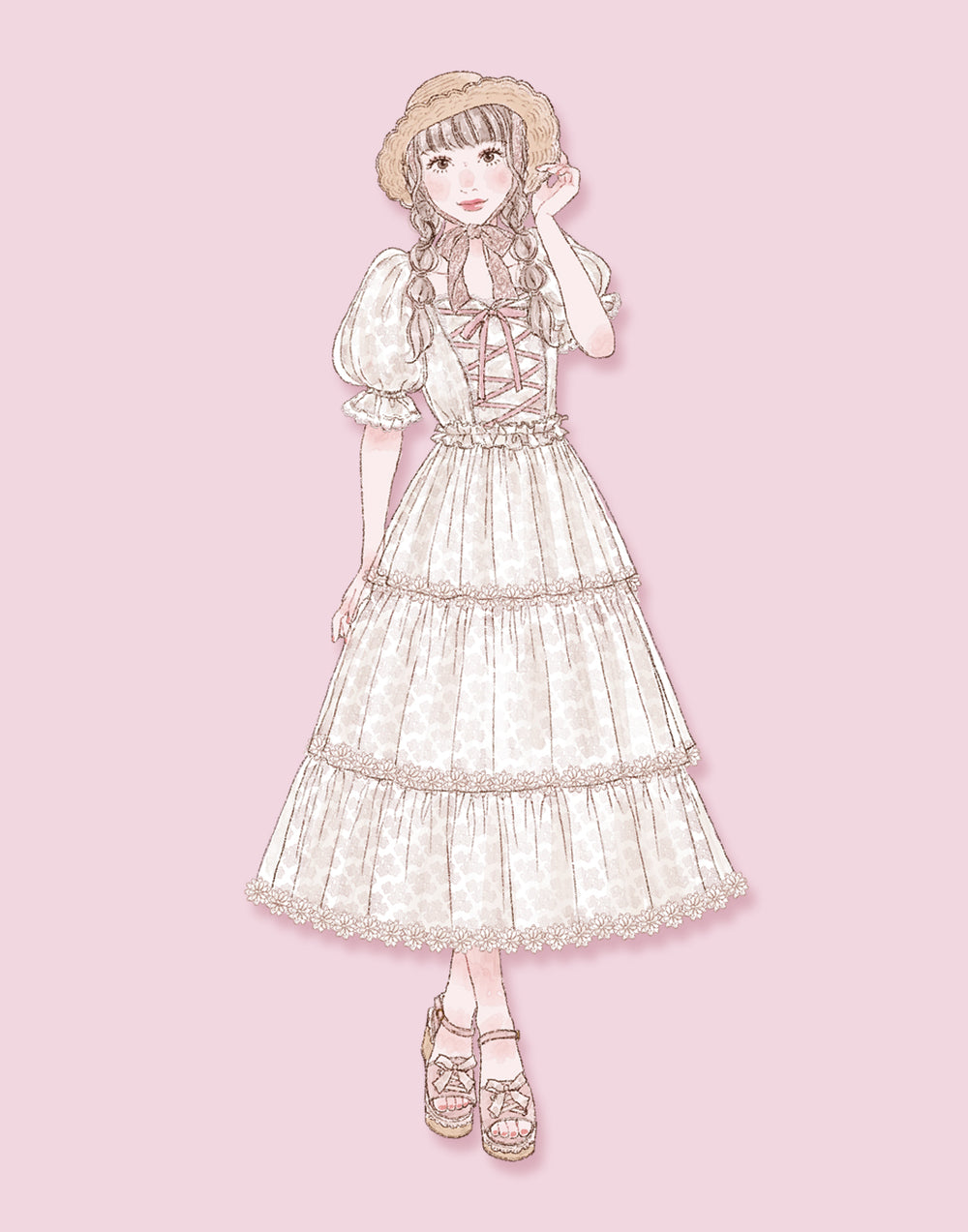 Fairy Dress up laceワンピース – mellfy memory 