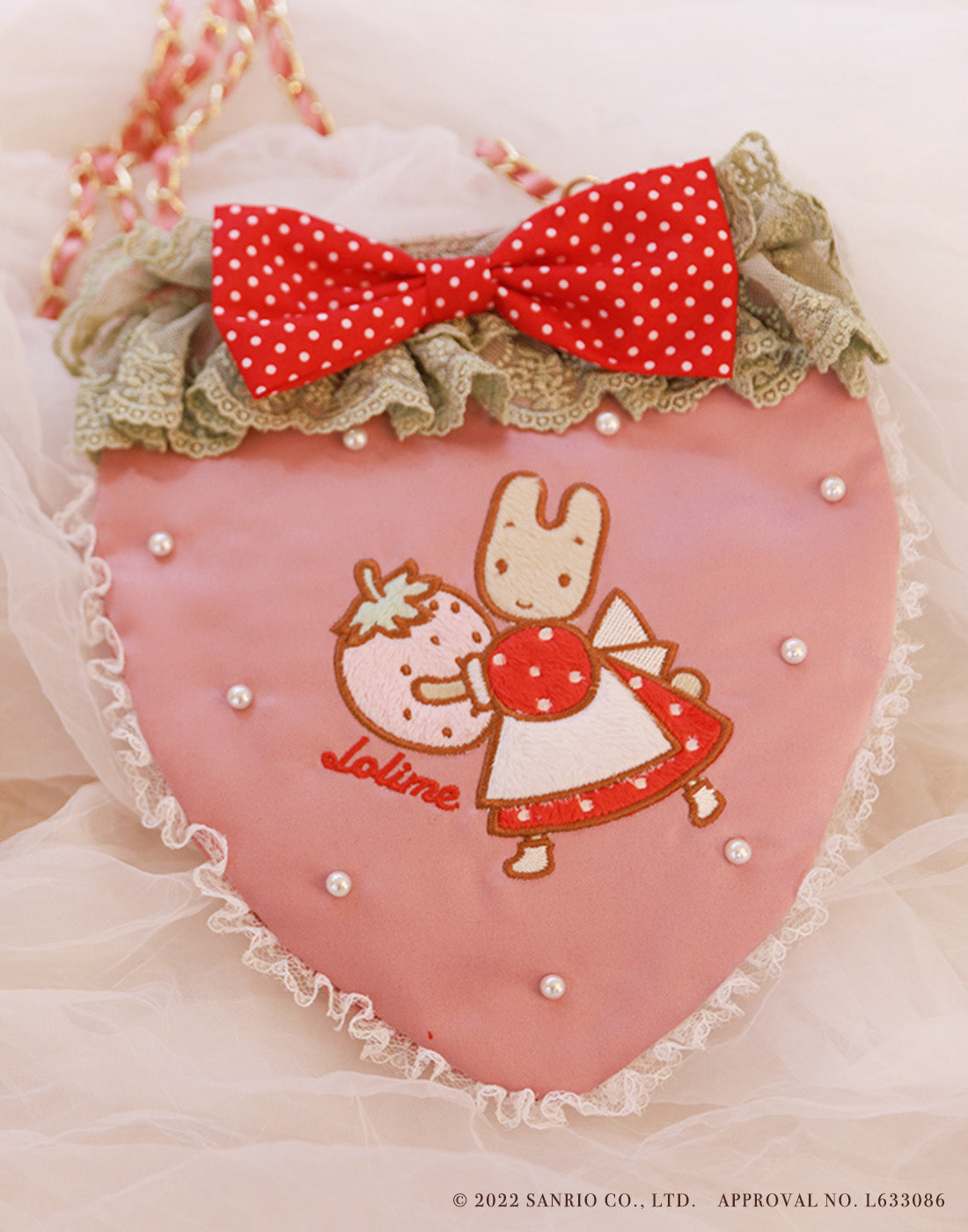 Lolime×Sanrio characters Strawberry GIRLポシェット ／ Lolime
