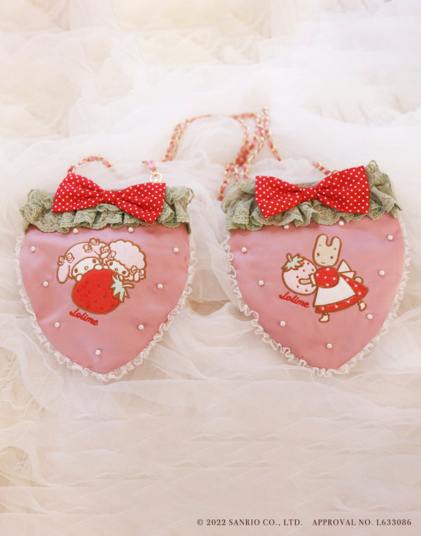 Lolime×Sanrio characters Strawberry GIRLポシェット ／ Lolime