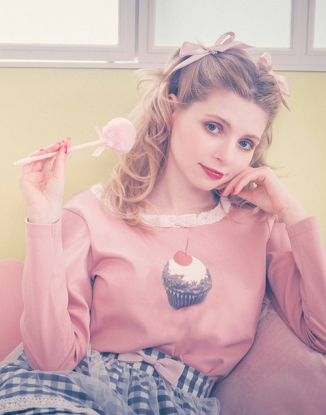 Miss Cupcakeカットソー ／ Lolime（Mサイズ・LLサイズ展開）