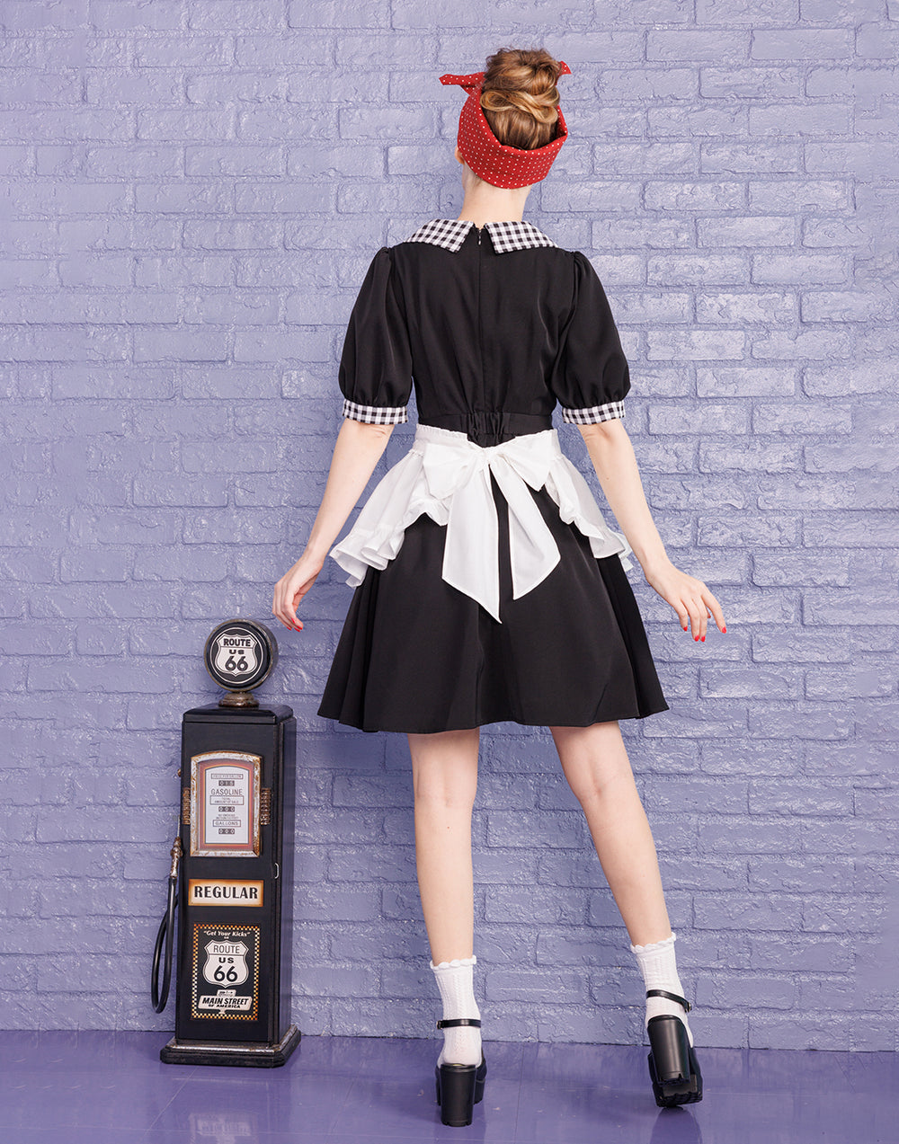 6月発送】DINER GIRL ワンピース／ Lolime（Mサイズ・LLサイズ展開 