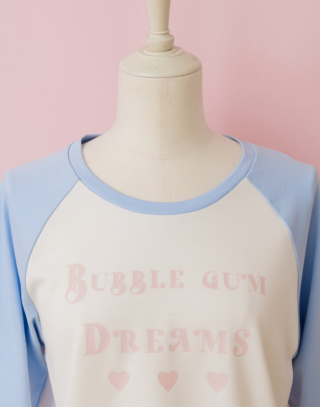 Bubble gum DreamsラグランTEE ／ Lolime（Mサイズ・LLサイズ展開）